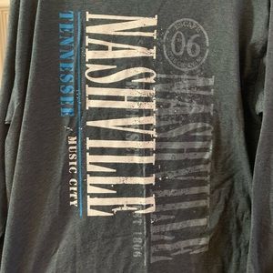 "Music City / Nashville Tennessee" long sleeve shirt